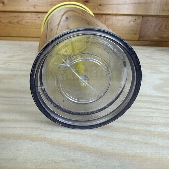 2017 Starbucks 24 Oz. Acrylic Venti Cold Cup Tumbler Clear Eyes Winking *READ* - Picture 4 of 4